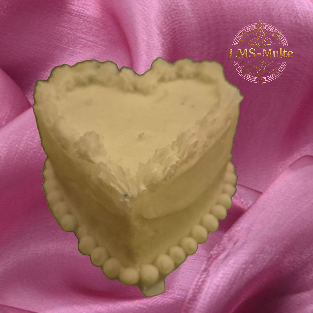 The Heart Cake Candle